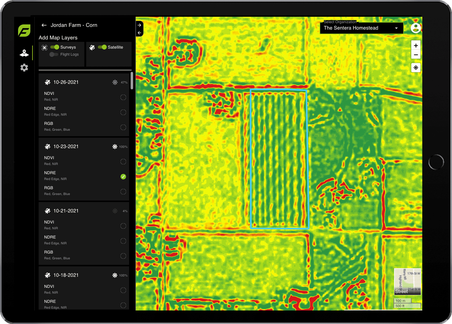 Satellite Image Eliminate Data Variability